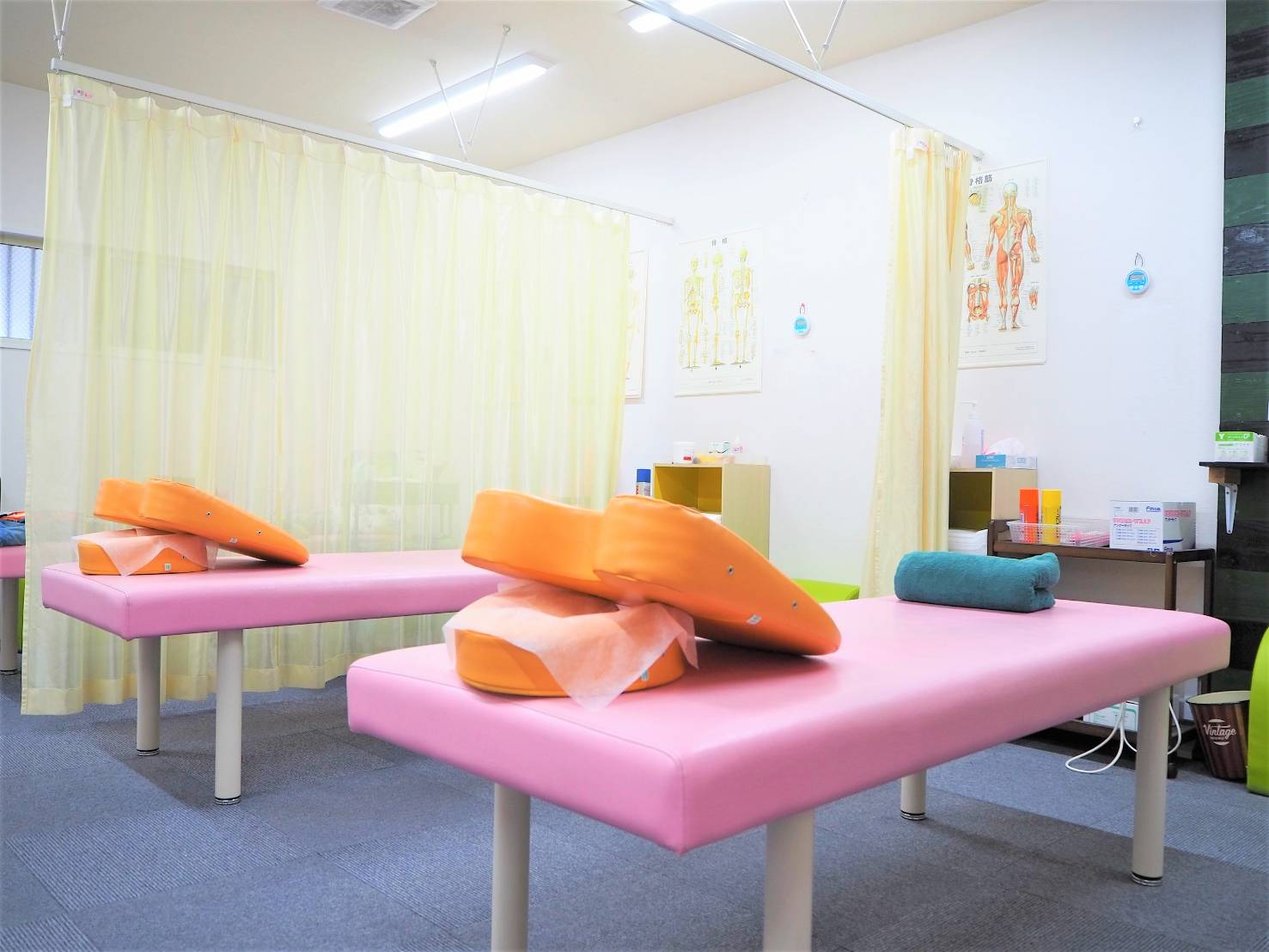 体に負担の少ない施術